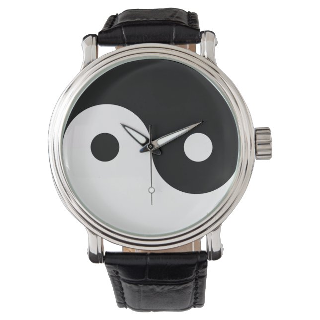 Reloj De Pulsera Yin y Yang (Anverso)