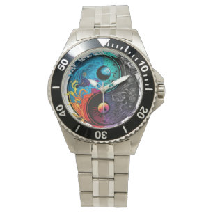 Reloj De Pulsera Yin y Yang Watch masculinos - El equilibrio se hac