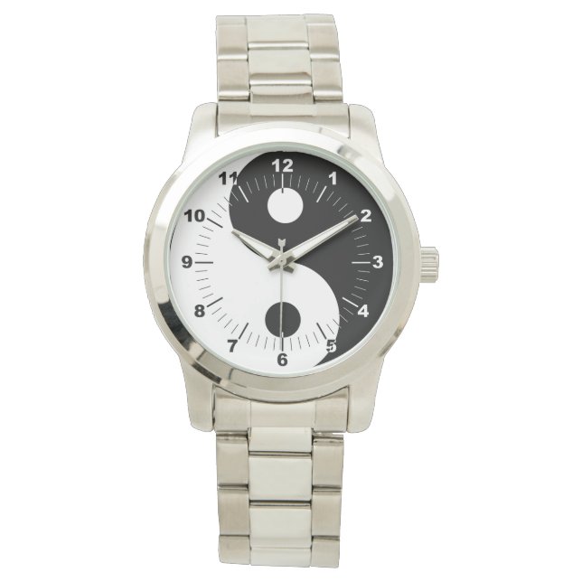 Reloj De Pulsera Yin Yang (Anverso)