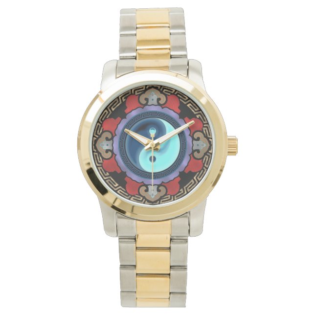 Reloj De Pulsera Yin Yang (Anverso)