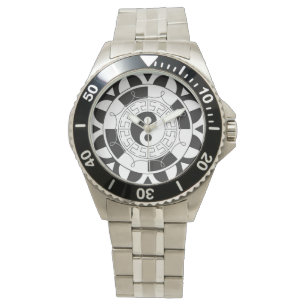 Reloj De Pulsera Yin Yang Classic Stainless Steless Watch