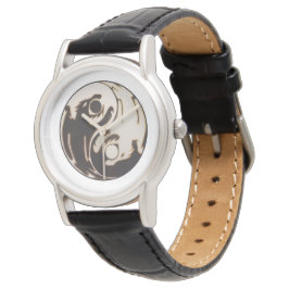 Reloj De Pulsera Yin yang Doble Dragón