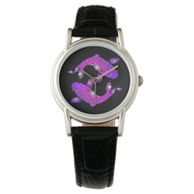 Reloj De Pulsera yin yang koi watch (Anverso)