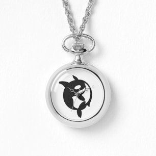 Reloj De Pulsera Yin-Yang Orcas eWatch