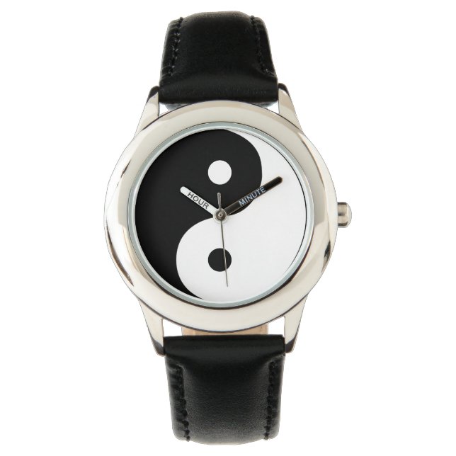 Reloj De Pulsera Yin Yang Purpurina Watch (Anverso)