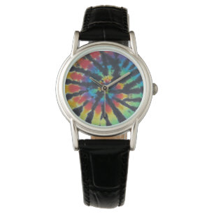 Reloj De Pulsera Yin Yang Tie Dye Watch