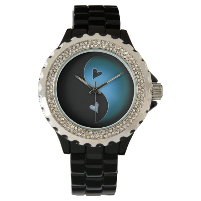Reloj De Pulsera yin yang - turquesa (Anverso)
