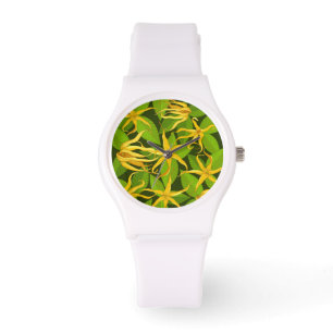 Reloj De Pulsera Ylang Ylang Flores exóticas perfumadas