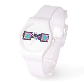 Reloj De Pulsera Yo Espio Glasses Marca Silicona Blanca