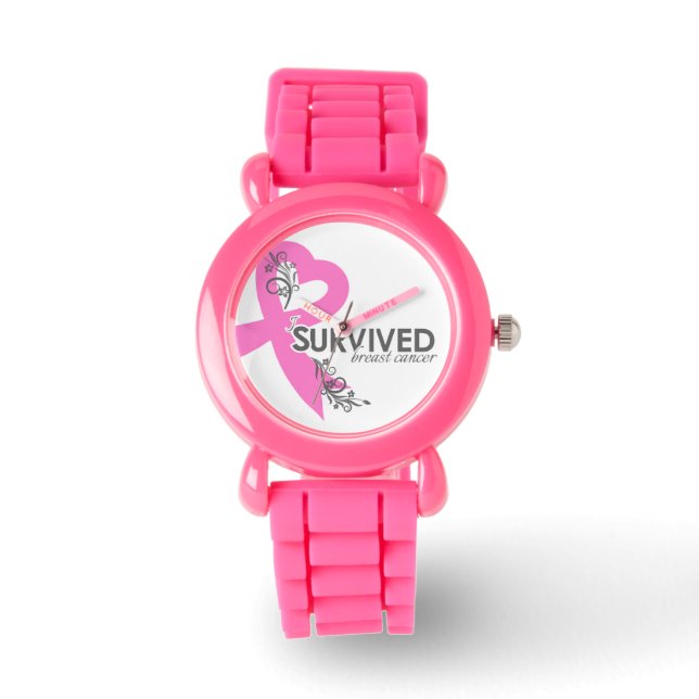 Reloj De Pulsera Yo Surived Cancer (Anverso)