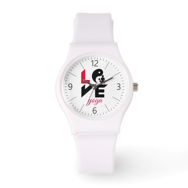 Reloj De Pulsera Yoga de amor (Anverso)