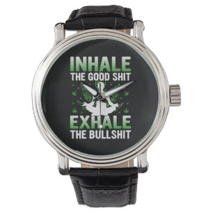 Reloj De Pulsera Yoga Lover   Yoga Inhale The Good