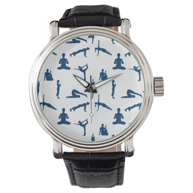 Reloj De Pulsera Yoga Poses (Anverso)