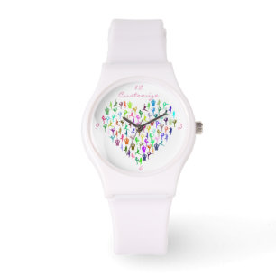 Reloj De Pulsera Yoga Poses Heart Thunder_Cove
