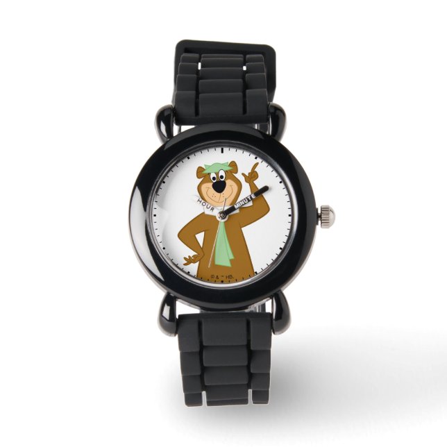 Reloj De Pulsera Yogi "Más Inteligente Que El Oso Medio" (Anverso)
