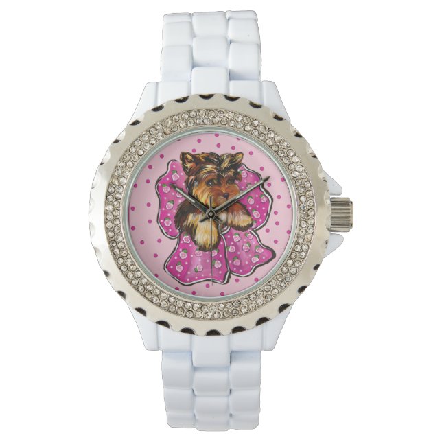 RELOJ DE PULSERA YORKIE POO (Anverso)