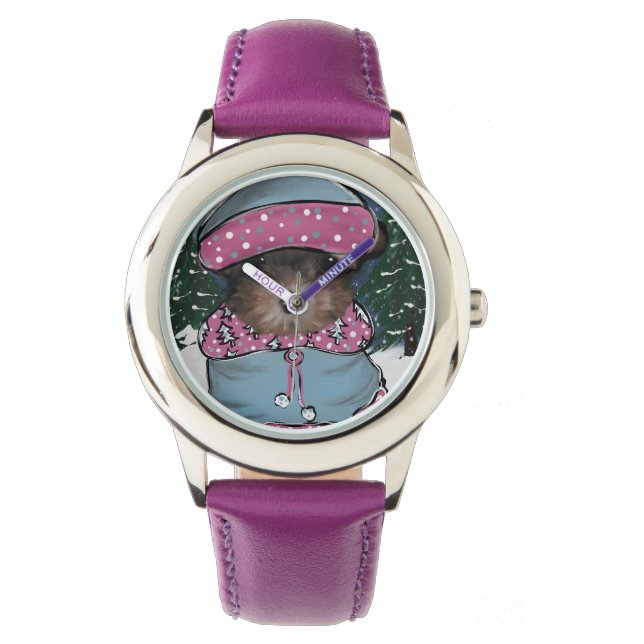 Reloj De Pulsera Yorkie Poo (Anverso)