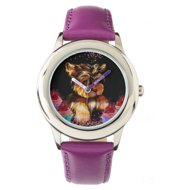Reloj De Pulsera Yorkie Poo (Anverso)