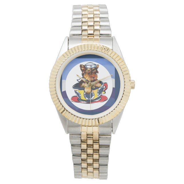 Reloj De Pulsera Yorkie Poo (Anverso)