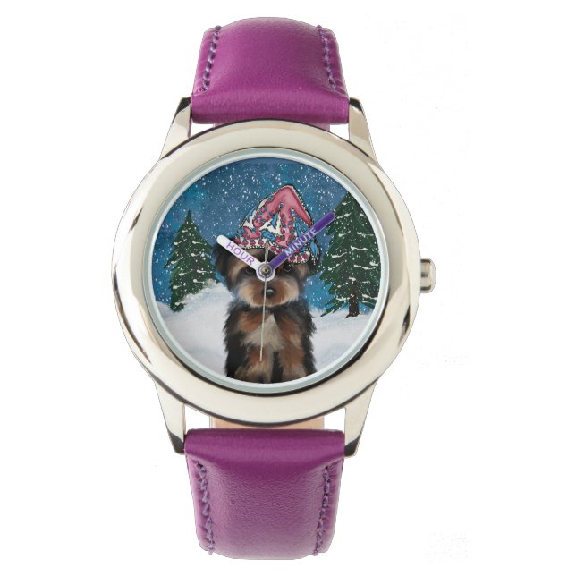 RELOJ DE PULSERA YORKIE POO (Anverso)