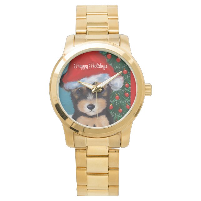 Reloj De Pulsera Yorkie Poo         (Anverso)