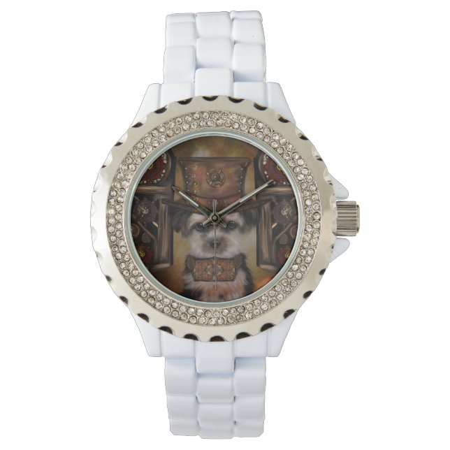 Reloj De Pulsera Yorkie Poo (Anverso)