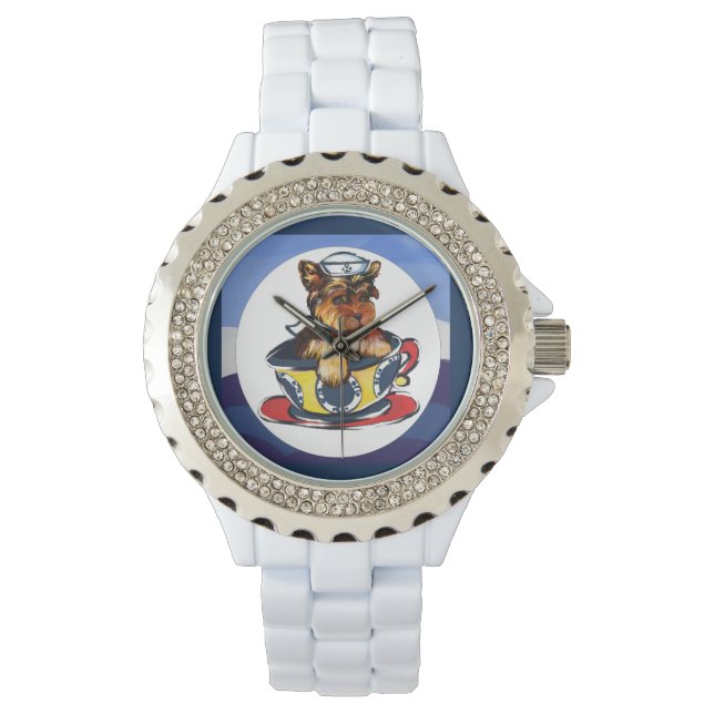 Reloj De Pulsera Yorkie Poo (Anverso)