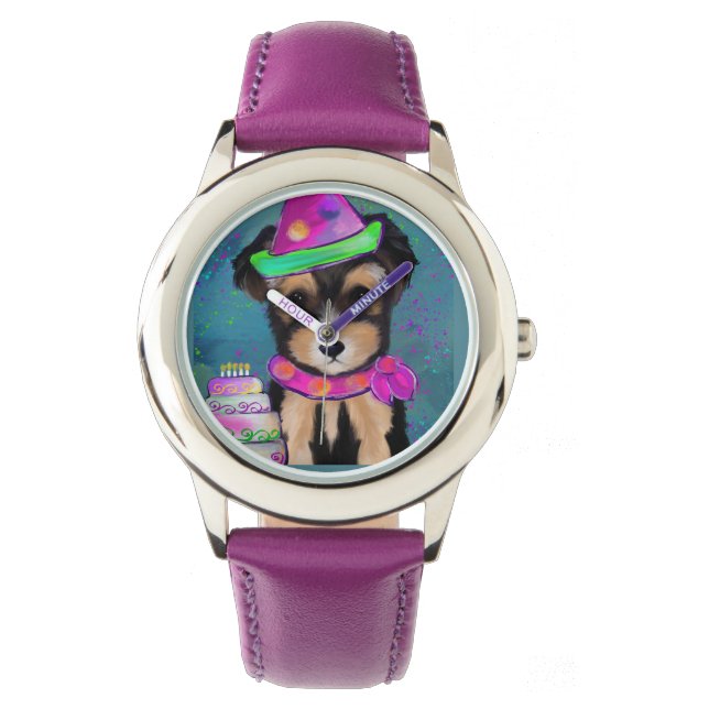 Reloj De Pulsera Yorkie Poo (Anverso)