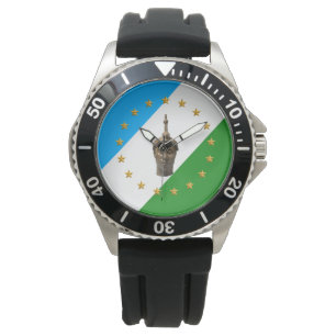 Reloj De Pulsera Yoruba Nation Watch Bandera de la República de O