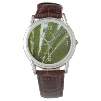 Reloj De Pulsera Yucca deja fotografía verde de la naturaleza