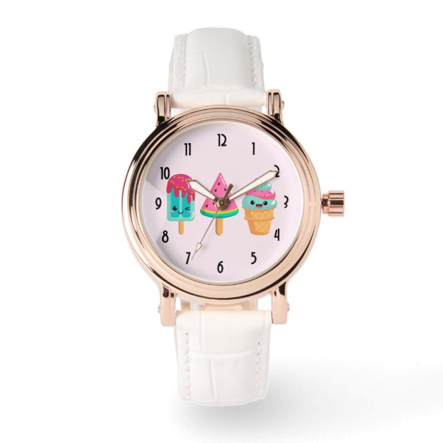 Reloj De Pulsera Yummy Ice Cream Triam Summer Vibe (Anverso)