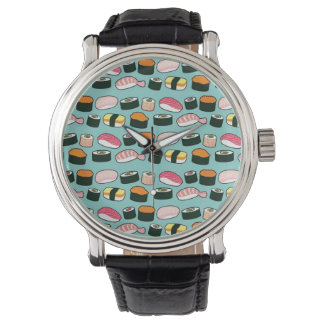Reloj De Pulsera Yummy Sushi Fun Patrón Ilustrado