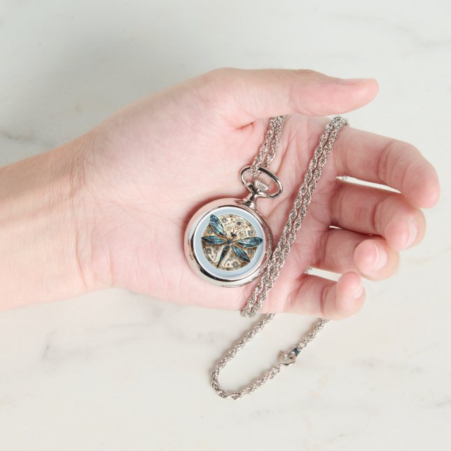 Reloj De Pulsera Zapatos de la libélula Art Nouveau Elegante (Mano)