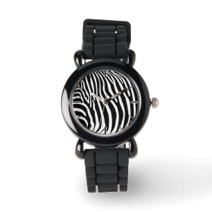 Reloj De Pulsera Zebra Animalprint