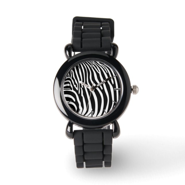 Reloj De Pulsera Zebra Animalprint (Anverso)