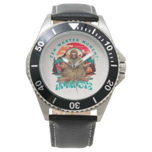 Reloj De Pulsera Zen Master Moment - Namaste Funny Bigfoot