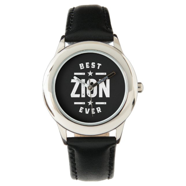 Reloj De Pulsera Zion Personalized Name Birthday Gift (Anverso)