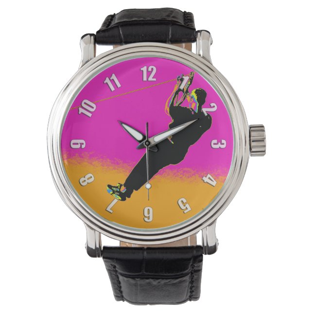 Reloj De Pulsera ¡Zipliner! - Ziplining Pro (Anverso)