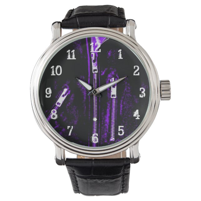 Reloj De Pulsera Zips Purple print watch (Anverso)