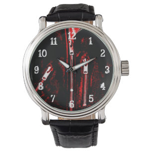 Reloj De Pulsera Zips Red print watch