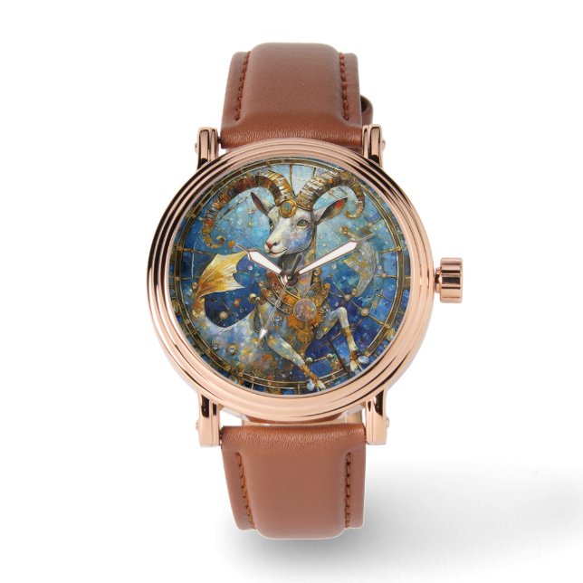 Reloj De Pulsera Zodiac - Capricornio (Anverso)