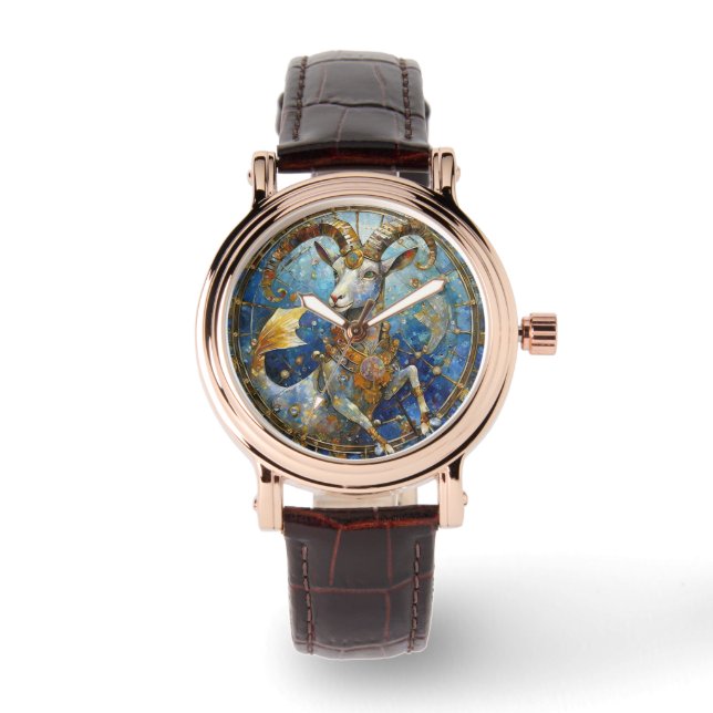 Reloj De Pulsera Zodiac - Capricornio (Anverso)