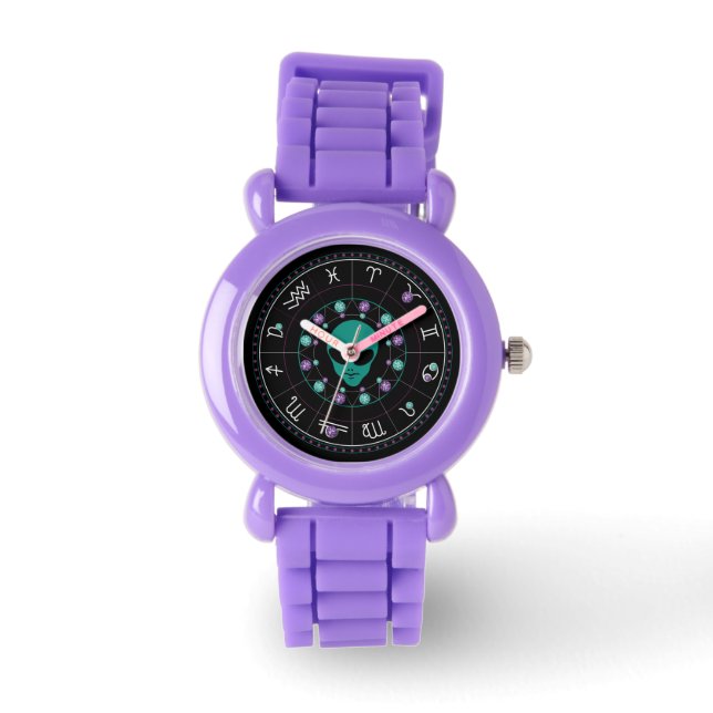 Reloj De Pulsera Zodiac Horoscope Alien (Anverso)