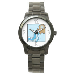 Reloj De Pulsera Zodiac Rótulos Aquarius Birthday Watch