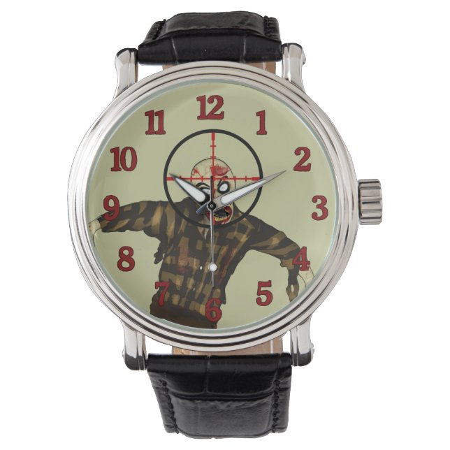 Reloj De Pulsera Zombie objetivo (Anverso)