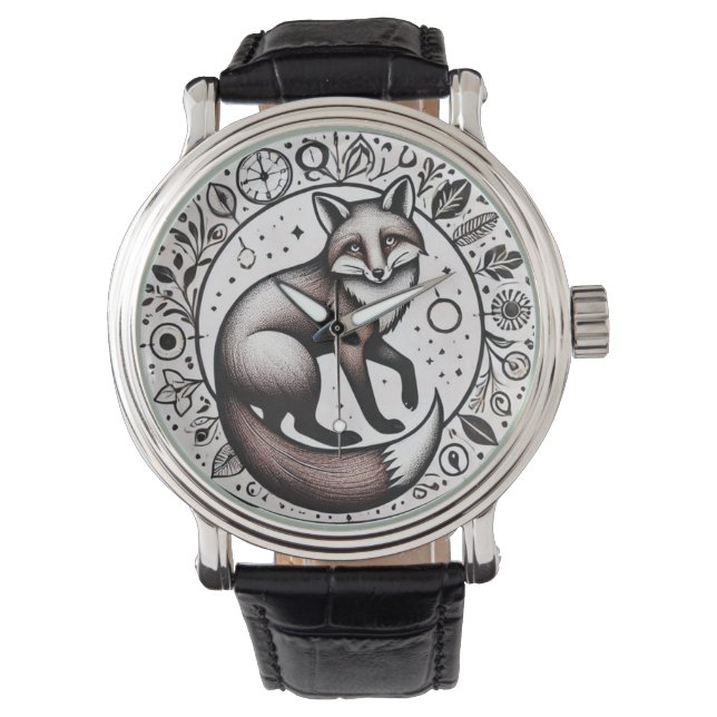 Reloj De Pulsera Zorro (Anverso)