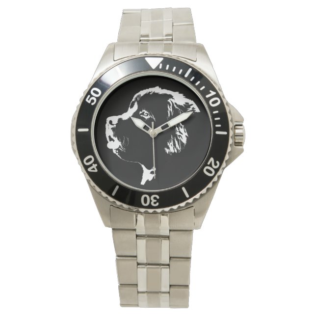 Reloj de pulseras de Newfoundland Dog Watch (Anverso)