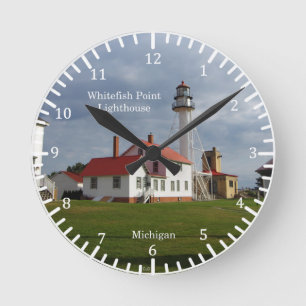 Reloj de punto de luz de Whitefish Point