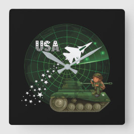 Reloj de radar de la Fuerza Aérea Militar y el Ejé