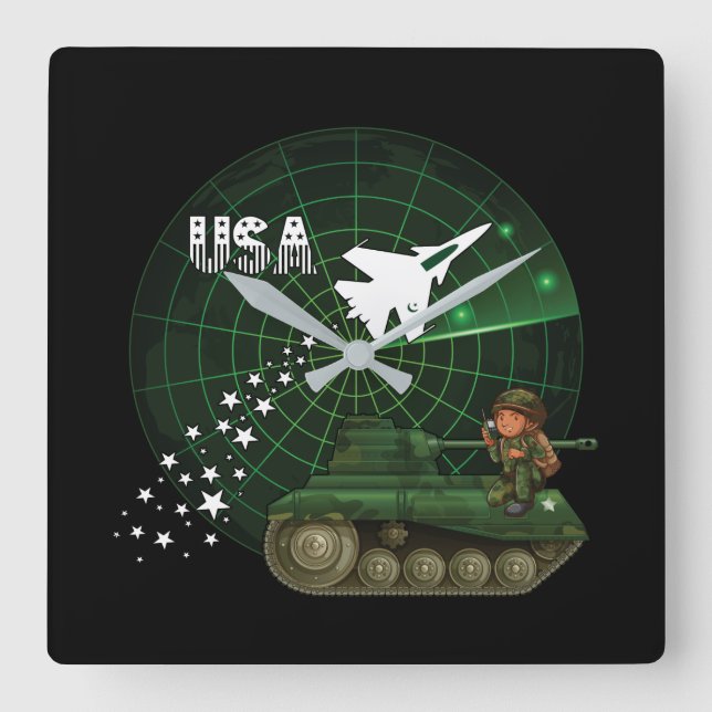 Reloj de radar de la Fuerza Aérea Militar y el Ejé (Anverso)